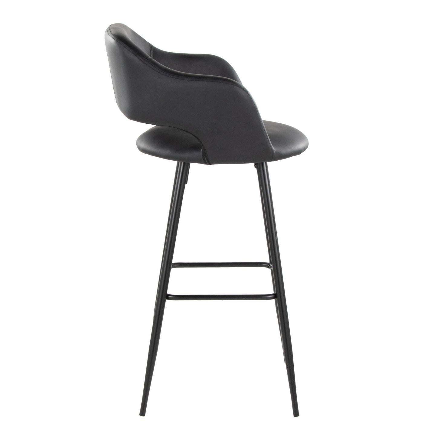 Majestic Office Furniture 30" Fixed-Height Barstool - Set of 2