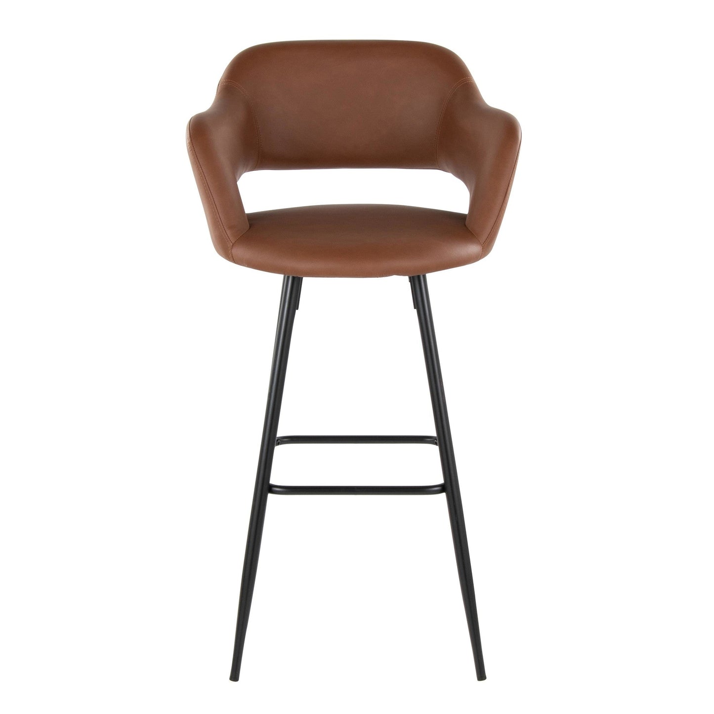Majestic Office Furniture 30" Fixed-Height Barstool - Set of 2