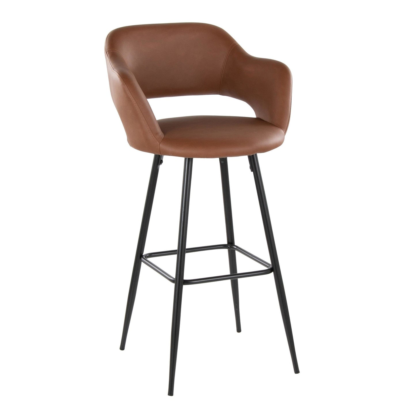 Majestic Office Furniture 30" Fixed-Height Barstool - Set of 2