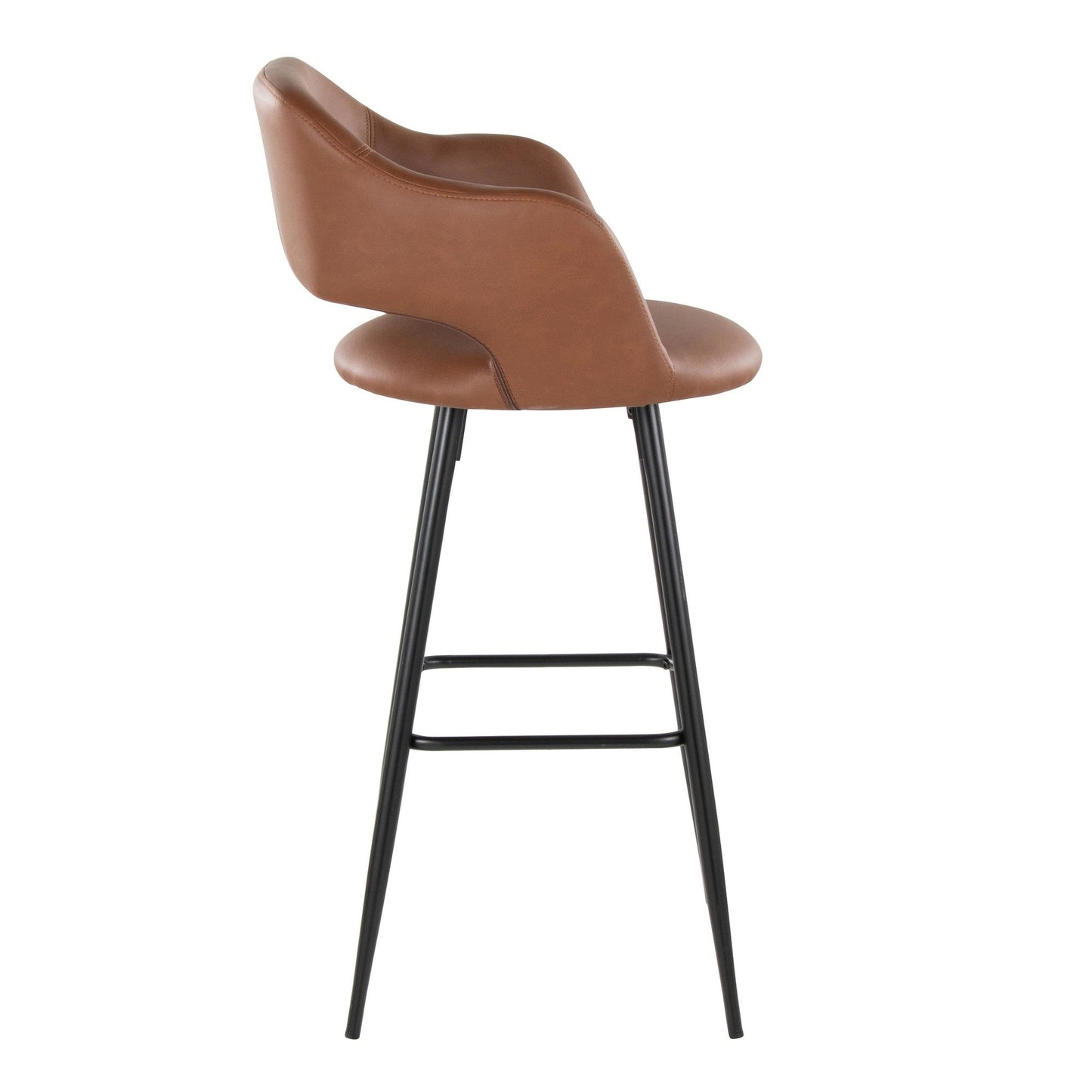 Majestic Office Furniture 30" Fixed-Height Barstool - Set of 2