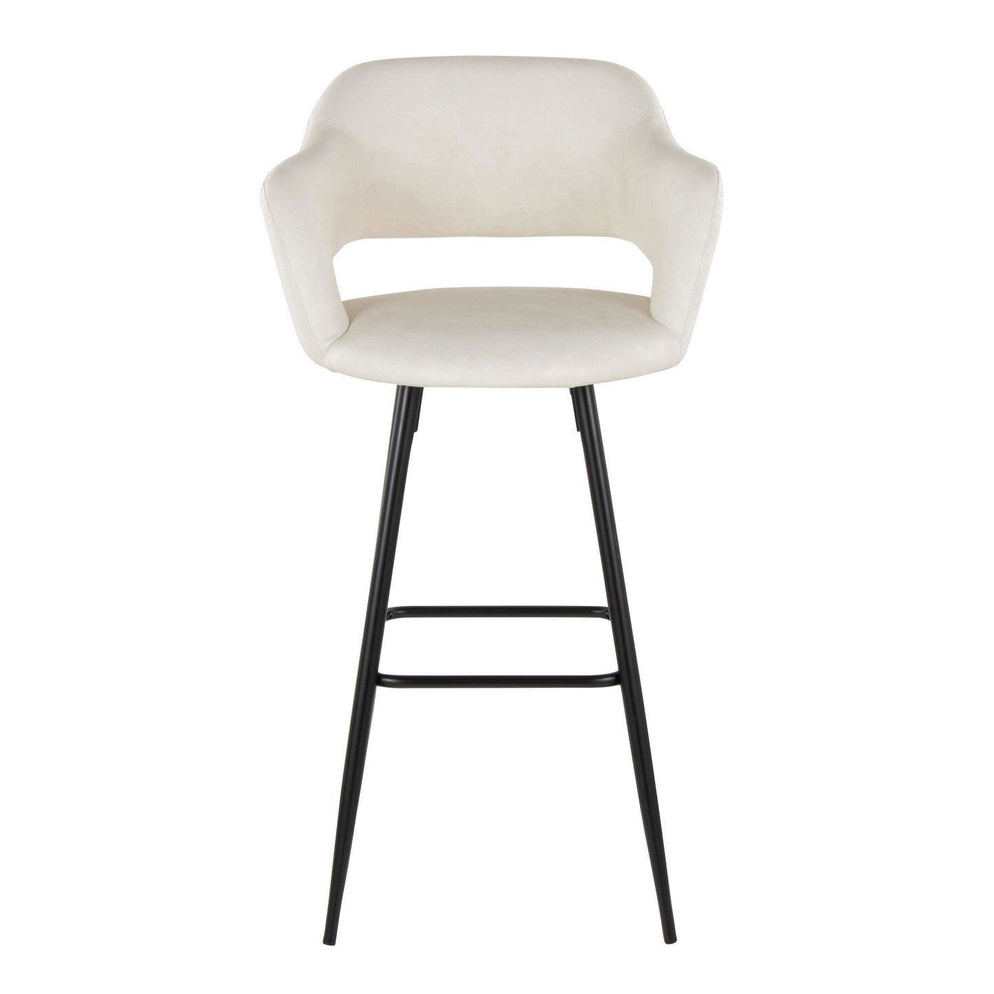 Majestic Office Furniture 30" Fixed-Height Barstool - Set of 2