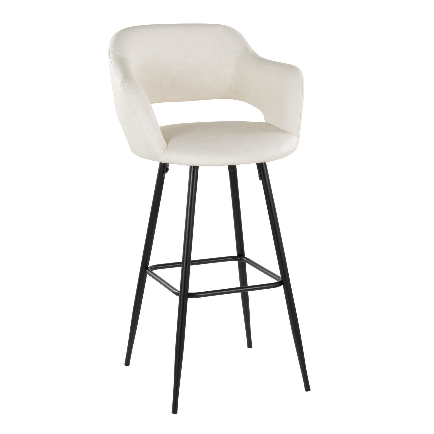 Majestic Office Furniture 30" Fixed-Height Barstool - Set of 2
