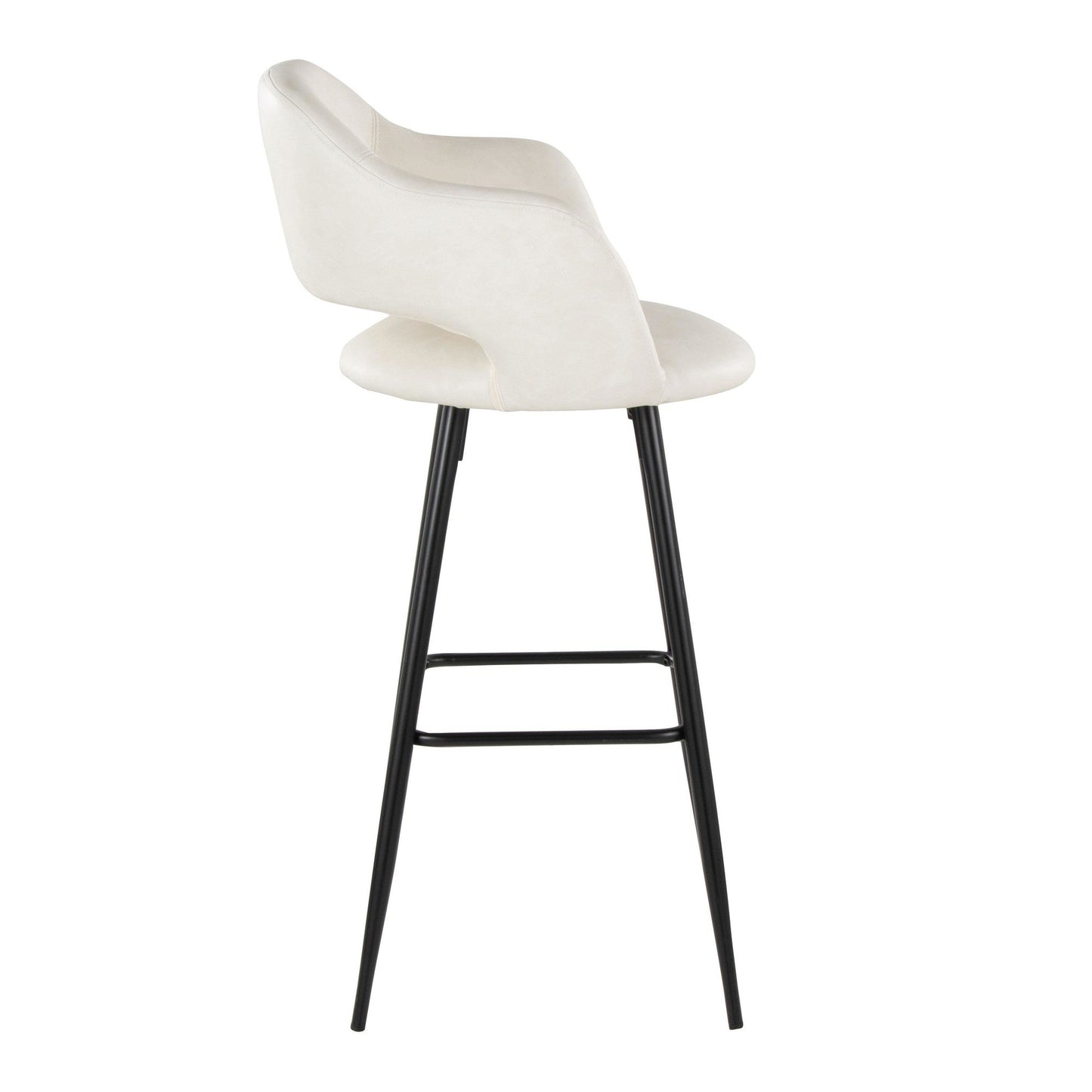 Majestic Office Furniture 30" Fixed-Height Barstool - Set of 2