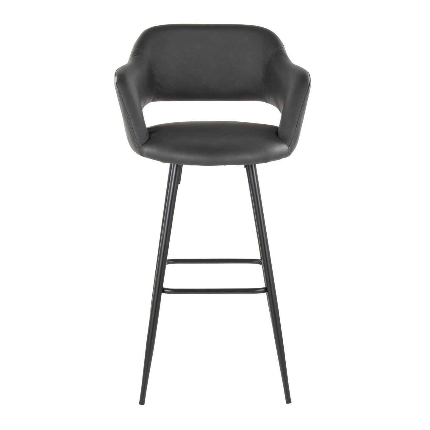 Majestic Office Furniture 30" Fixed-Height Barstool - Set of 2