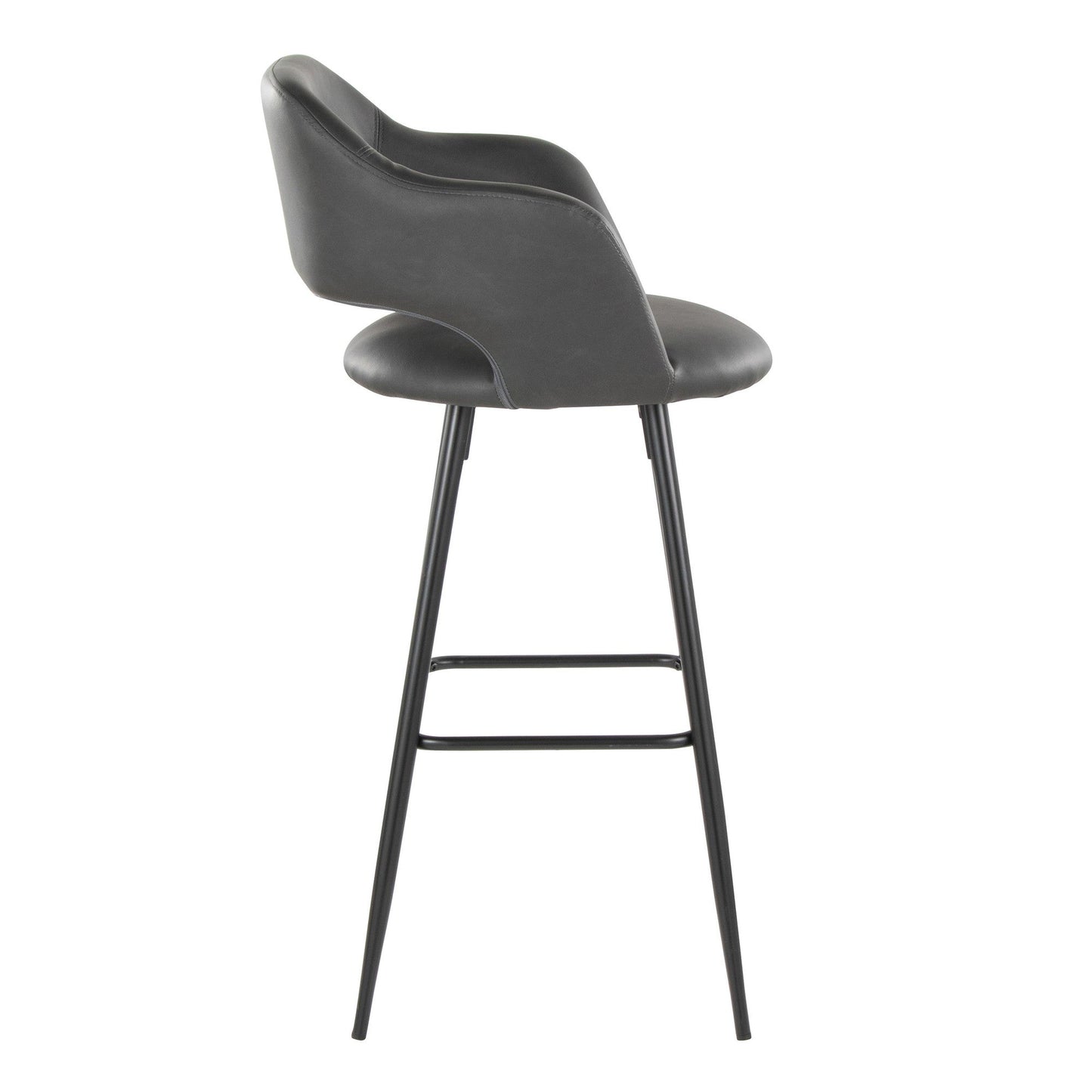 Majestic Office Furniture 30" Fixed-Height Barstool - Set of 2