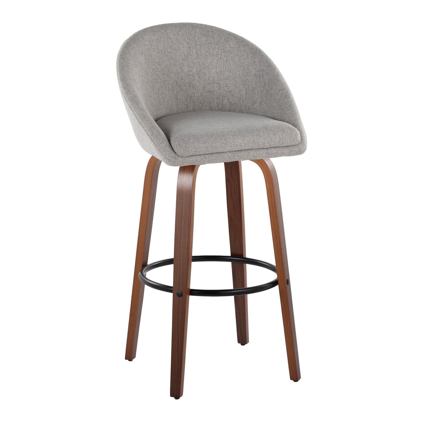 Majestic Office Furniture Highback 30" Fixed-Height Barstool - Set of 2