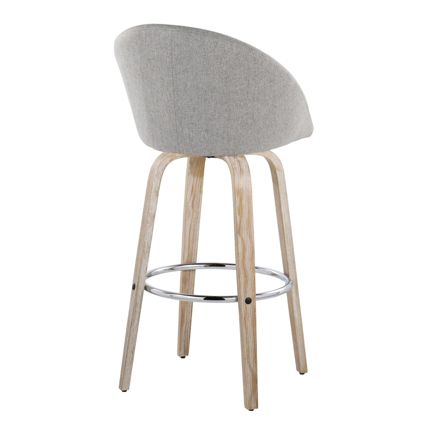 Majestic Office Furniture Highback 30" Fixed-Height Barstool - Set of 2