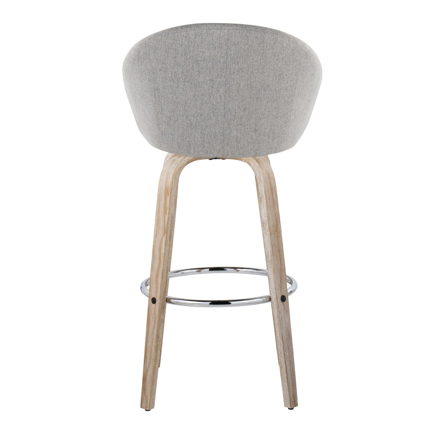 Majestic Office Furniture Highback 30" Fixed-Height Barstool - Set of 2