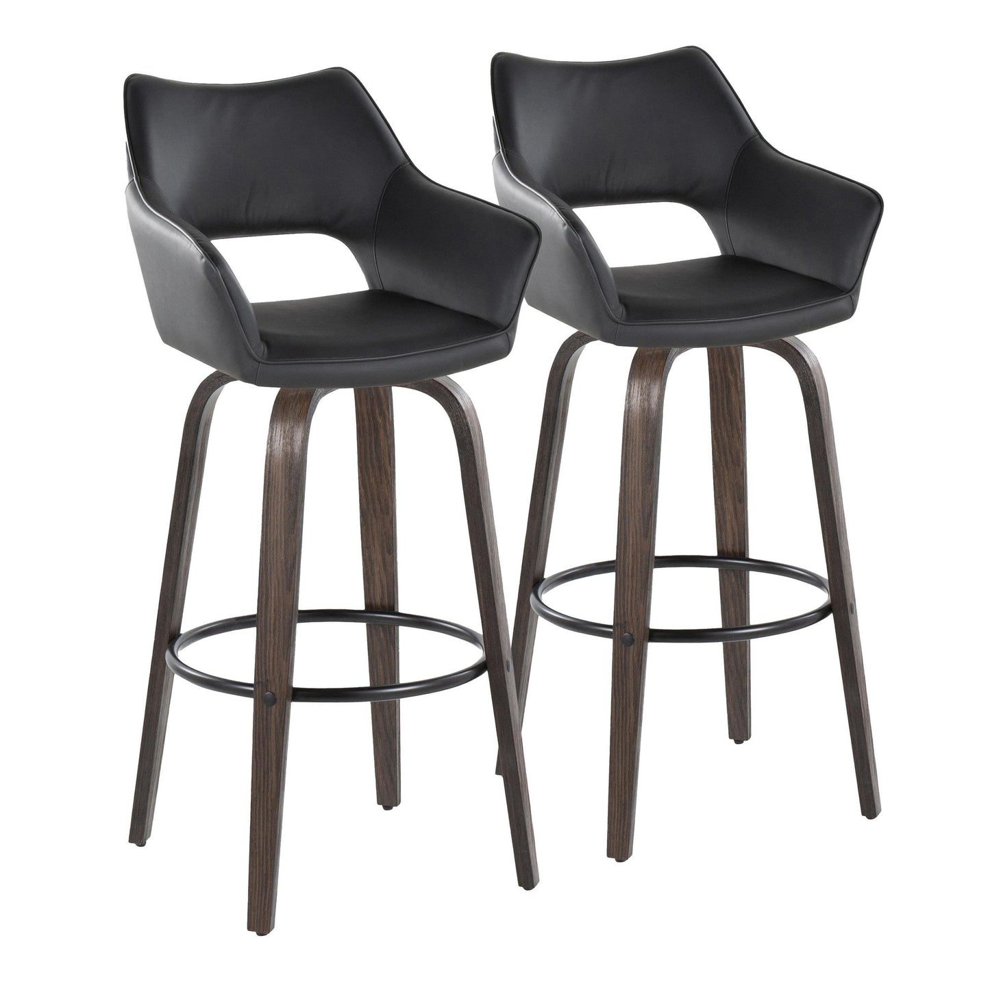 Majestic Office Furniture 30" Fixed-Height Barstool - Set of 2