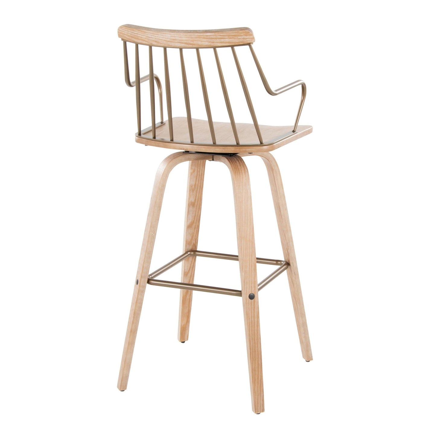 Majestic Office Furniture 30" Fixed-Height Barstool