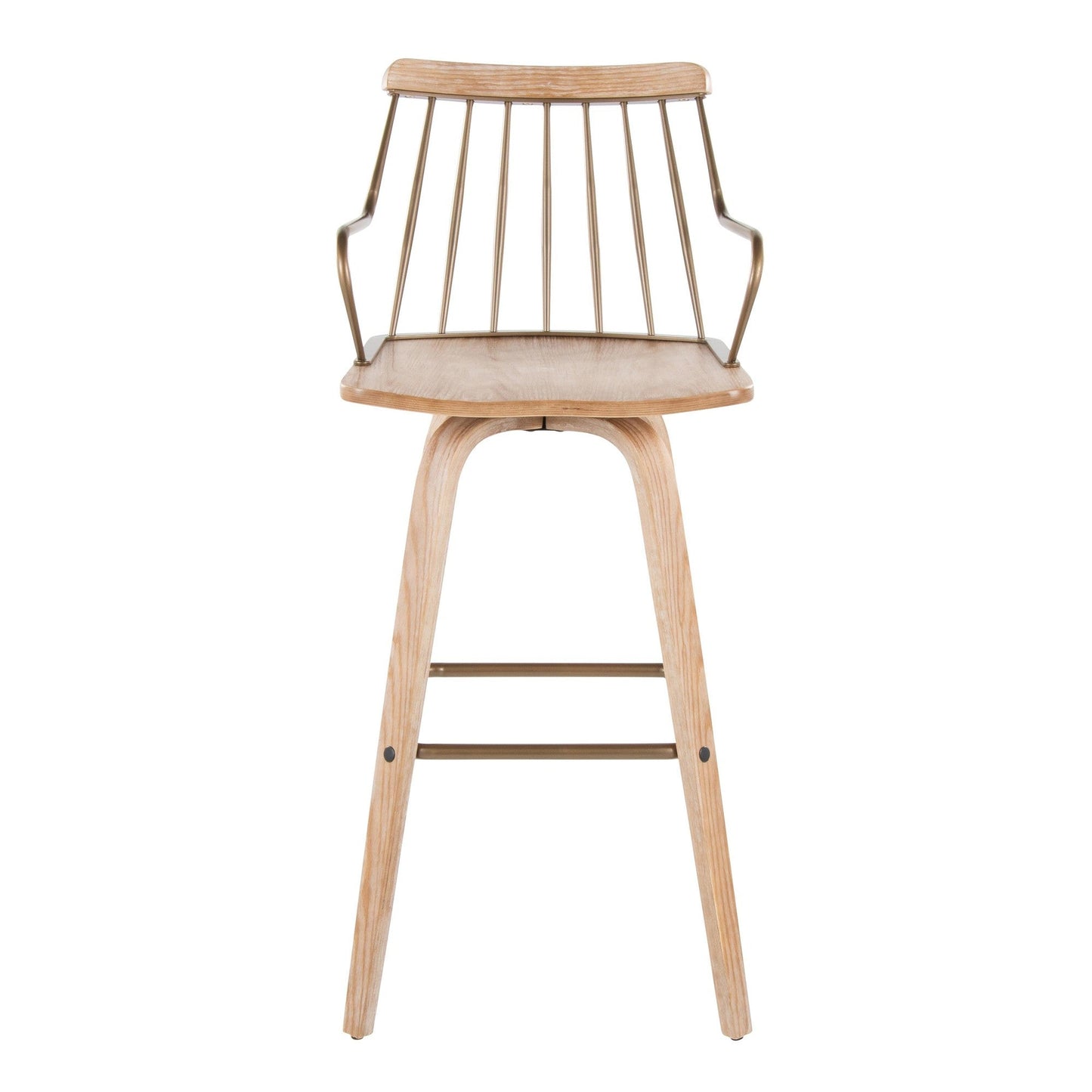 Majestic Office Furniture 30" Fixed-Height Barstool
