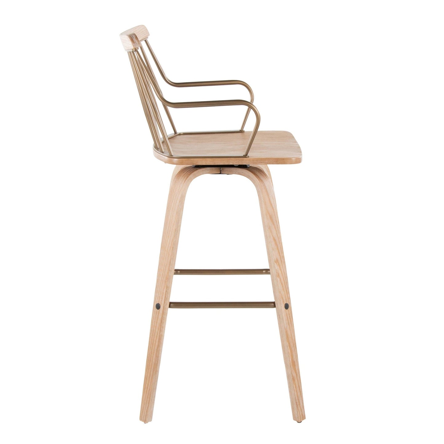 Majestic Office Furniture 30" Fixed-Height Barstool