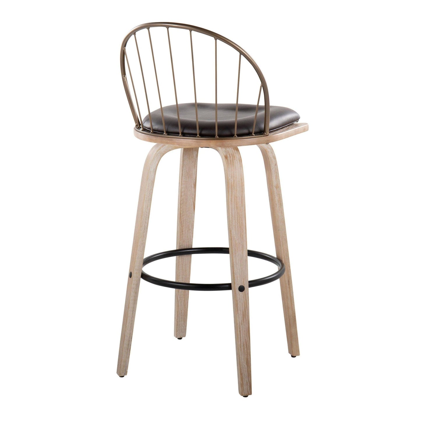 Majestic Office Furniture 30" Fixed-Height Barstool - Set of 2