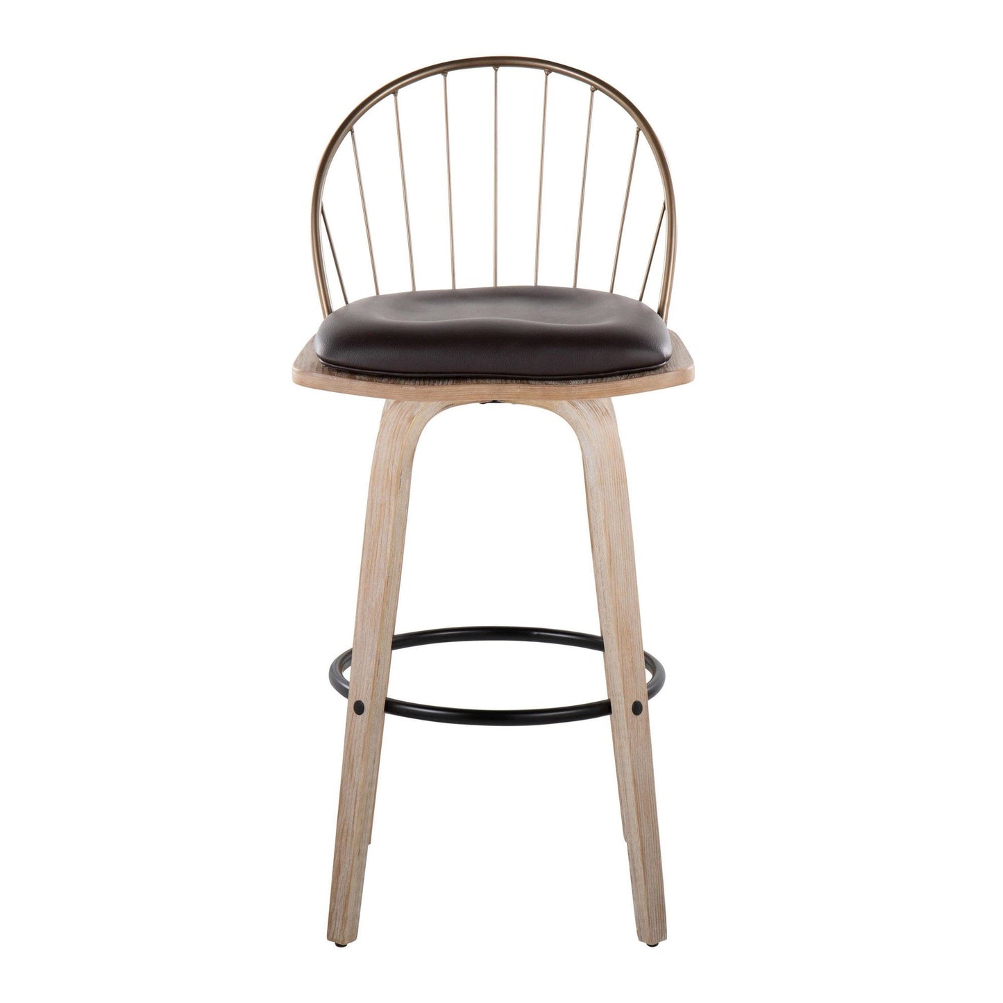 Majestic Office Furniture 30" Fixed-Height Barstool - Set of 2