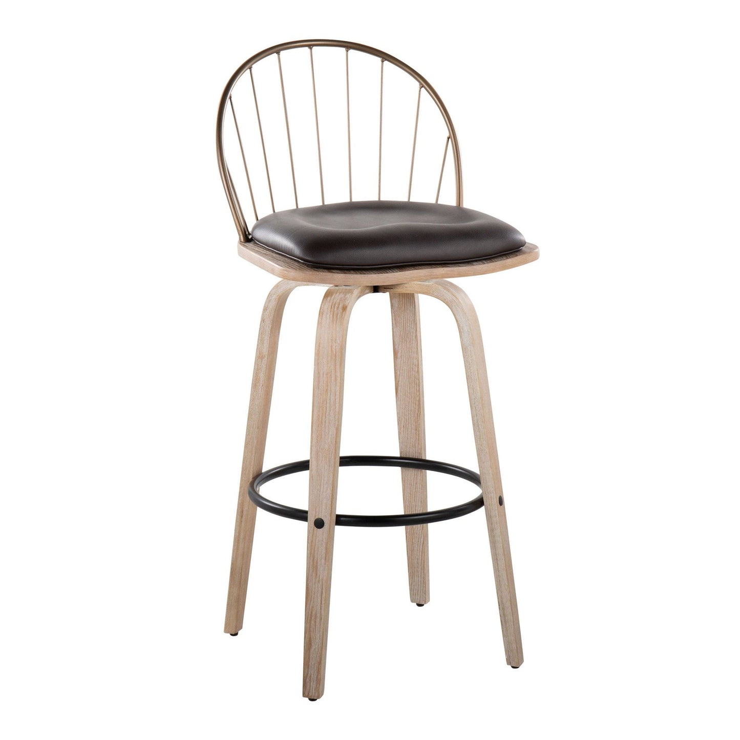 Majestic Office Furniture 30" Fixed-Height Barstool - Set of 2