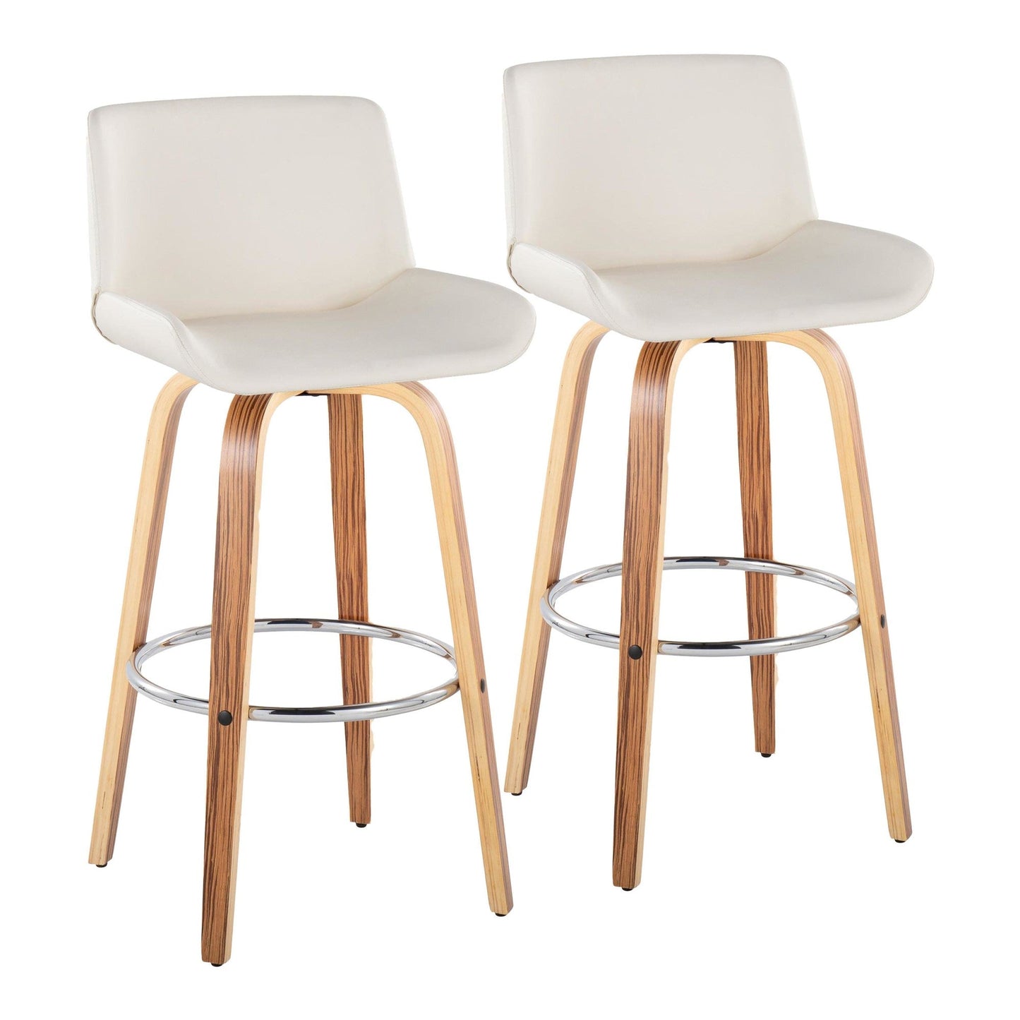 Majestic Office Furniture 30" Fixed-Height Barstool - Set of 2