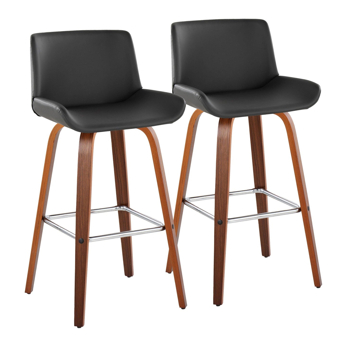 Majestic Office Furniture 30" Fixed-Height Barstool - Set of 2
