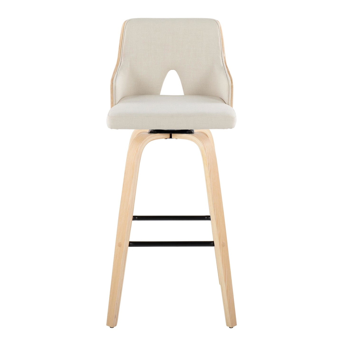 Majestic Office Furniture 30" Fixed-Height Barstool - Set of 2