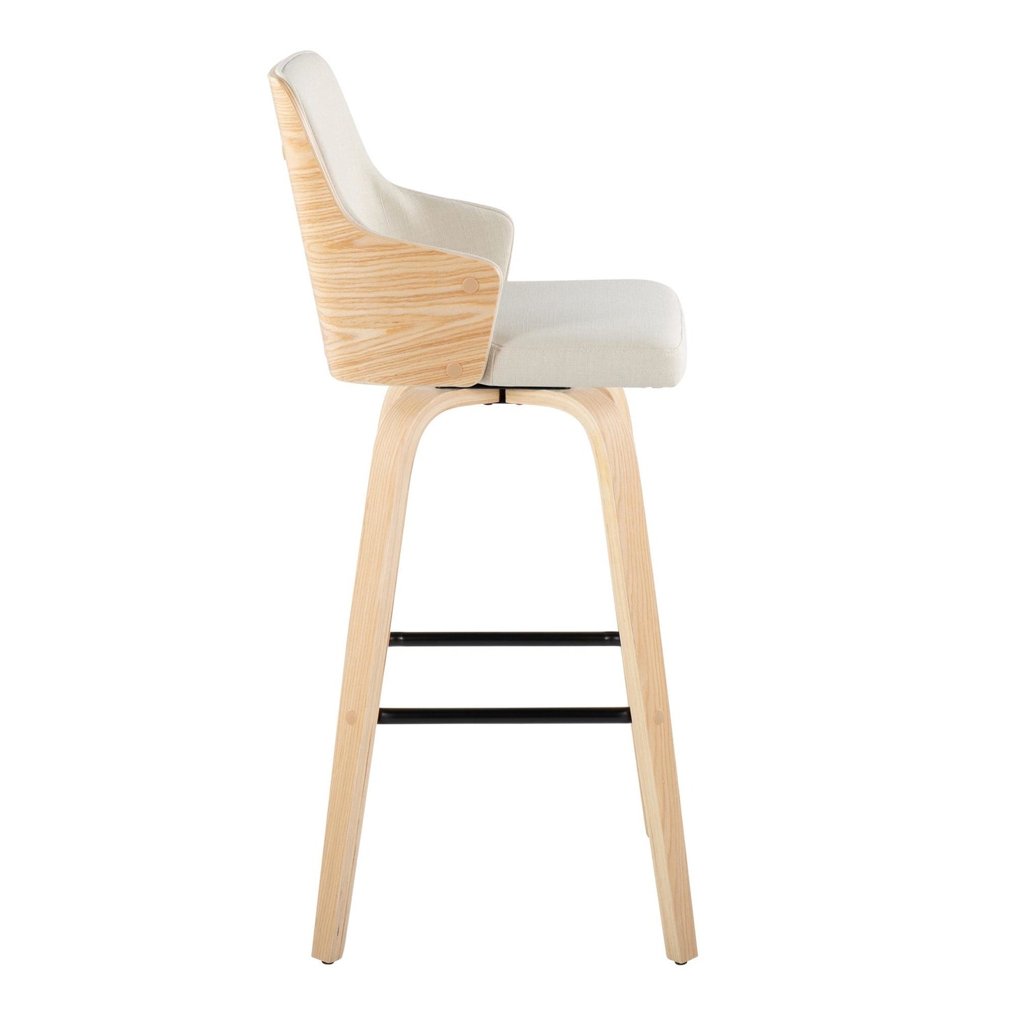 Majestic Office Furniture 30" Fixed-Height Barstool - Set of 2