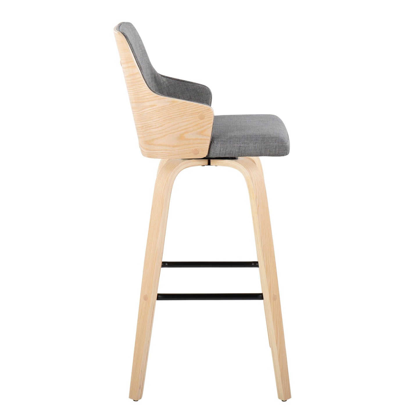 Majestic Office Furniture 30" Fixed-Height Barstool - Set of 2