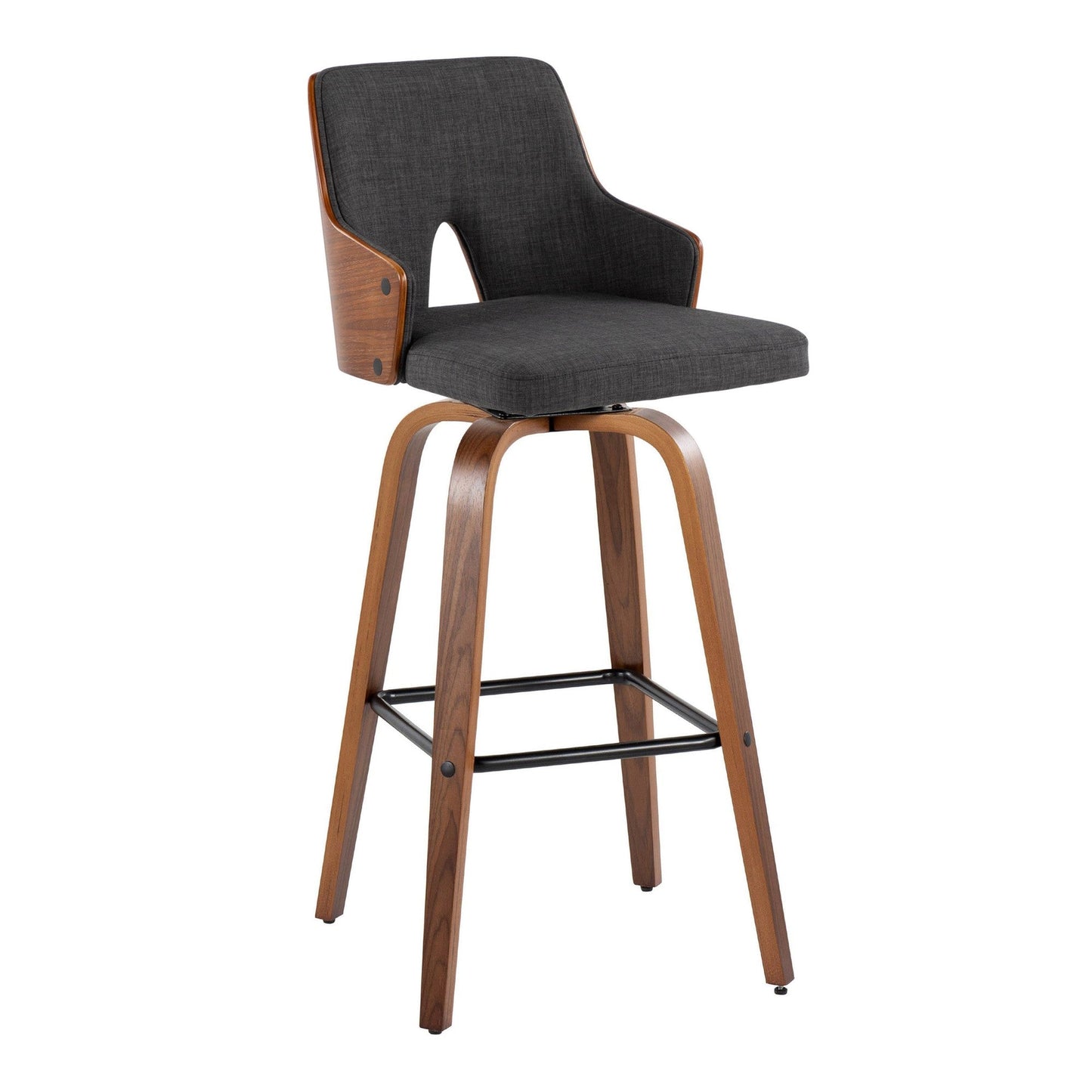 Majestic Office Furniture 30" Fixed-Height Barstool - Set of 2