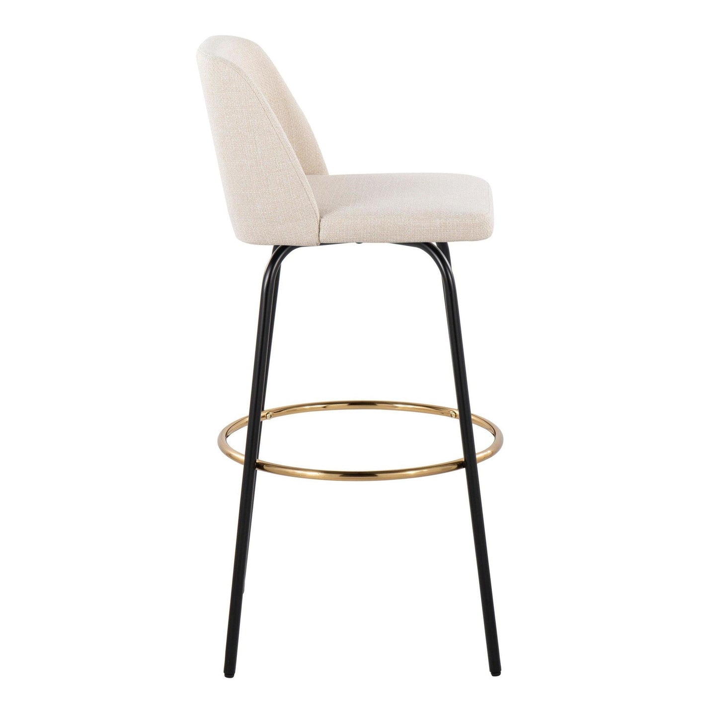 Majestic Office Furniture 30" Fixed-Height Barstool - Set of 2