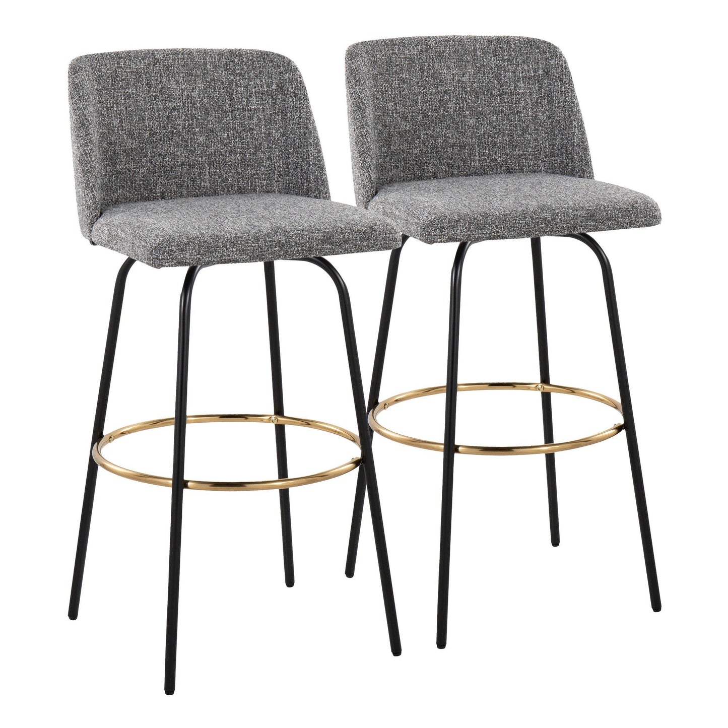 Majestic Office Furniture 30" Fixed-Height Barstool - Set of 2