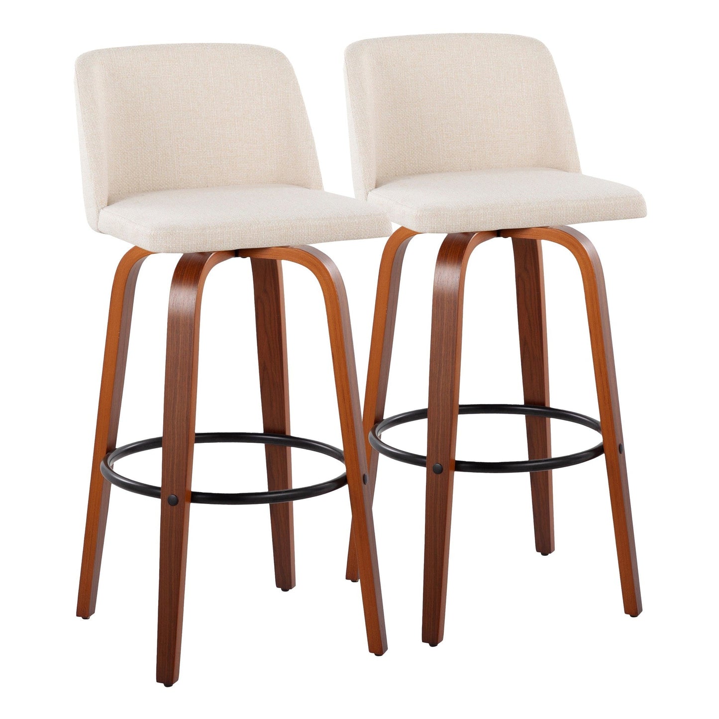 Majestic Office Furniture 30" Fixed-Height Barstool - Set of 2