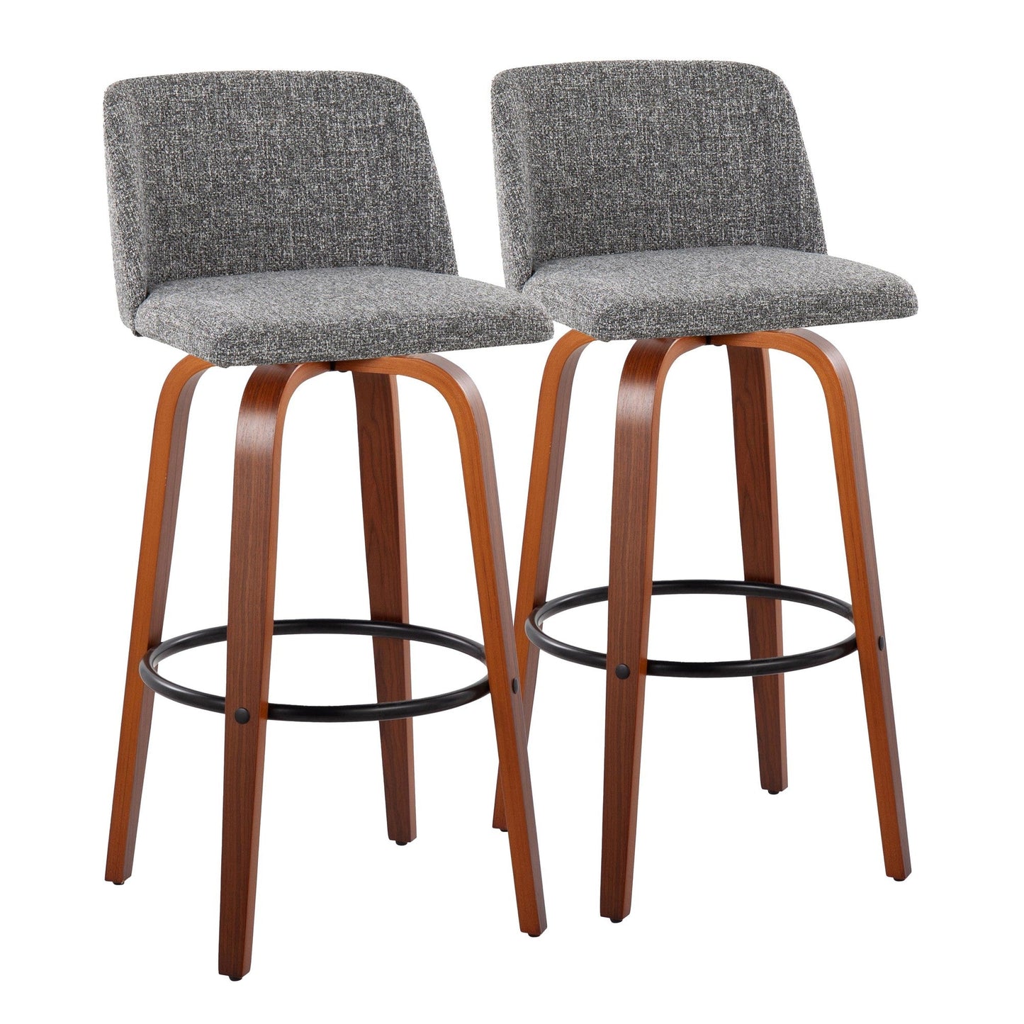 Majestic Office Furniture 30" Fixed-Height Barstool - Set of 2