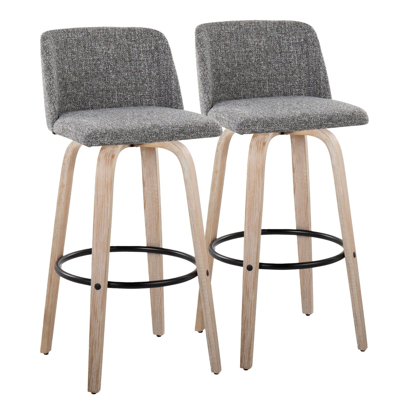 Majestic Office Furniture 30" Fixed-Height Barstool - Set of 2