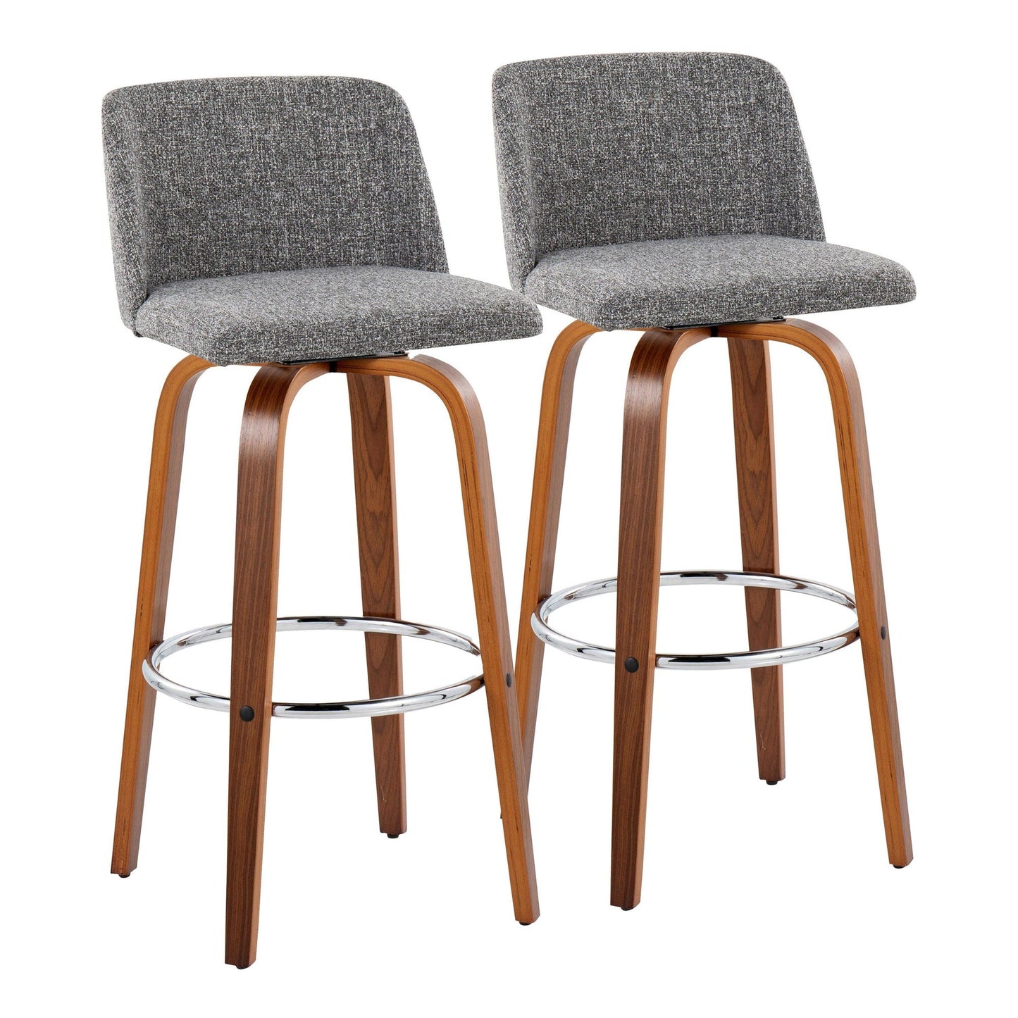 Majestic Office Furniture 30" Fixed-Height Barstool - Set of 2