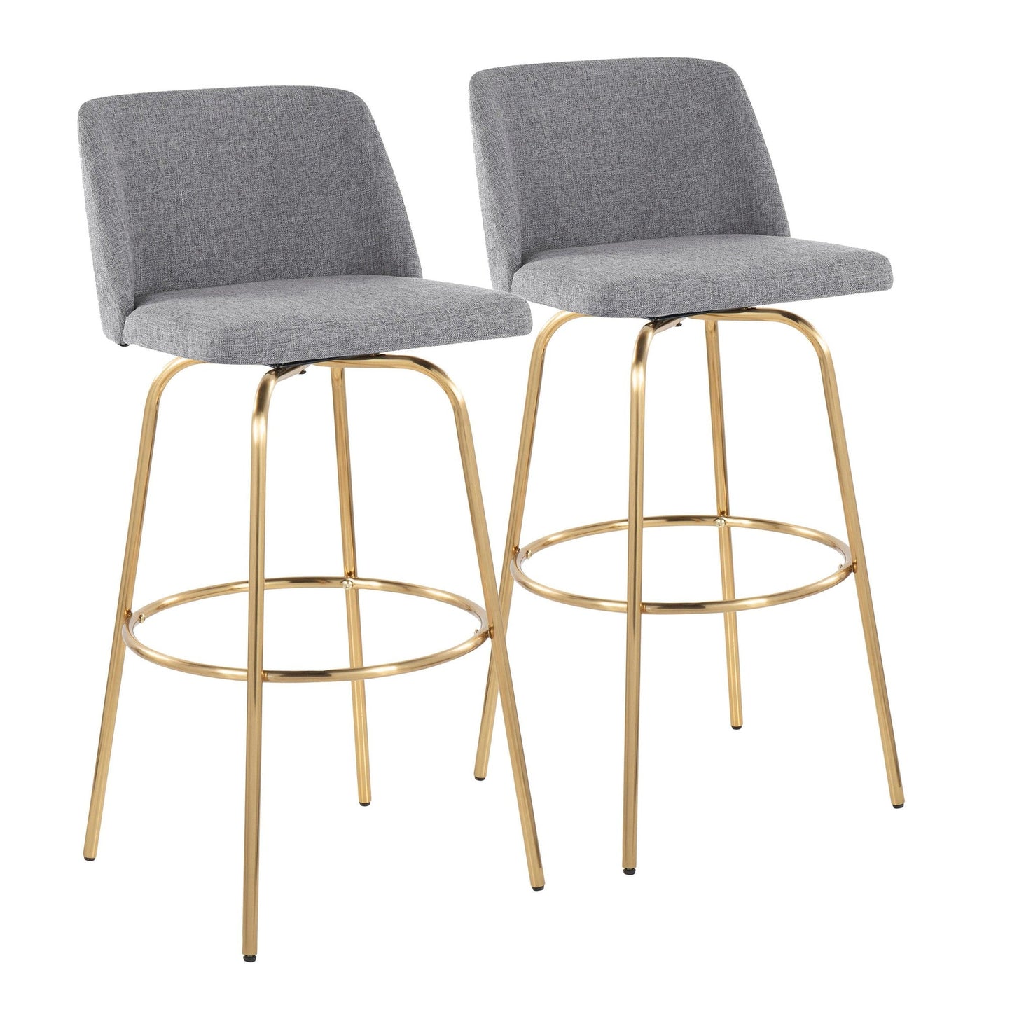 Majestic Office Furniture 30" Fixed-Height Barstool - Set of 2
