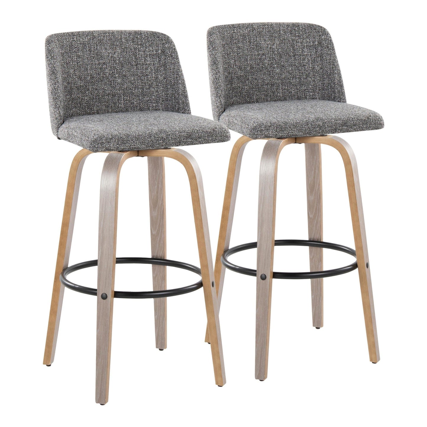 Majestic Office Furniture 30" Fixed-Height Barstool - Set of 2