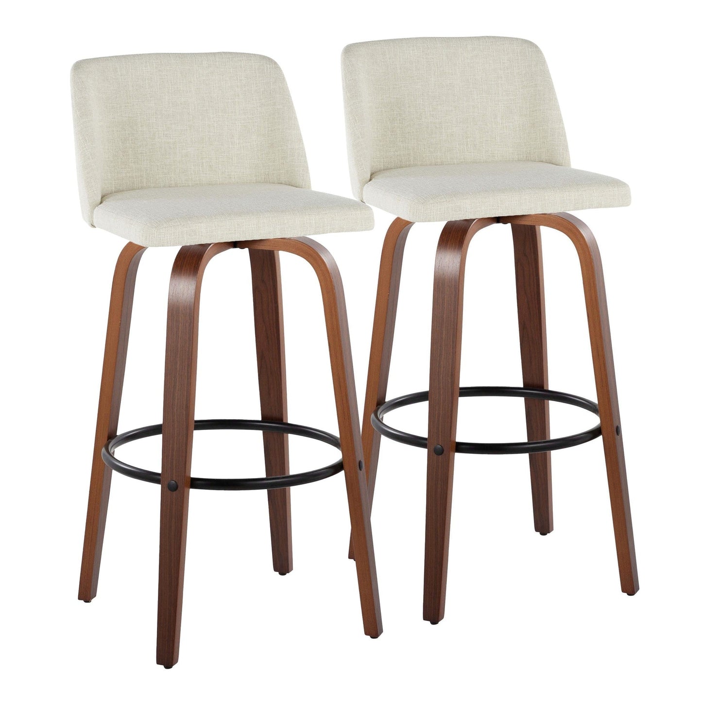 Majestic Office Furniture 30" Fixed-Height Barstool - Set of 2