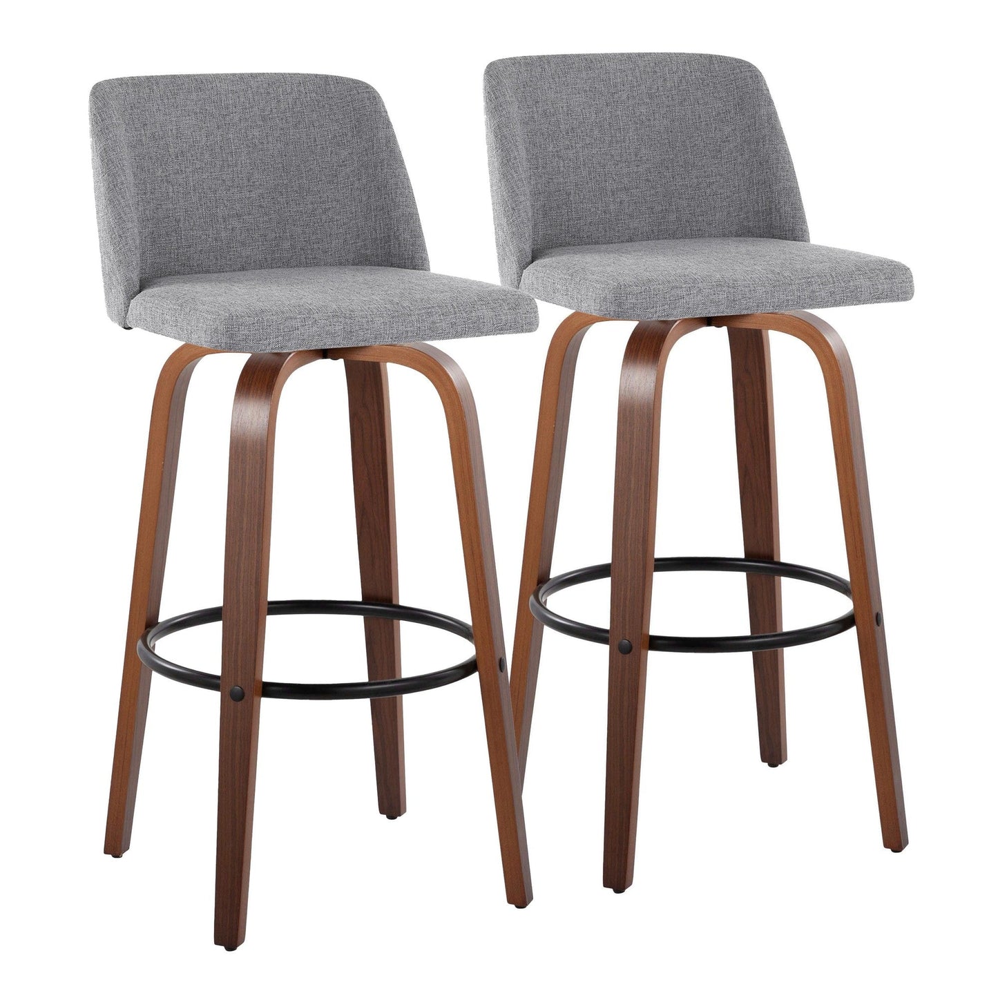 Majestic Office Furniture 30" Fixed-Height Barstool - Set of 2
