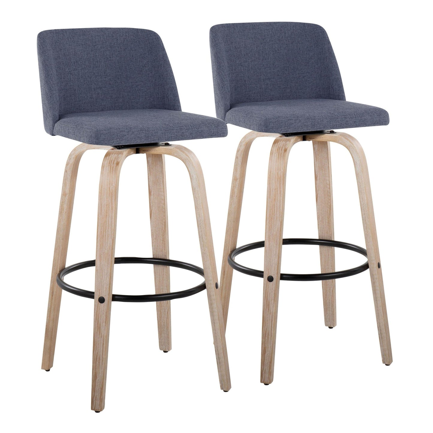 Majestic Office Furniture 30" Fixed-Height Barstool - Set of 2