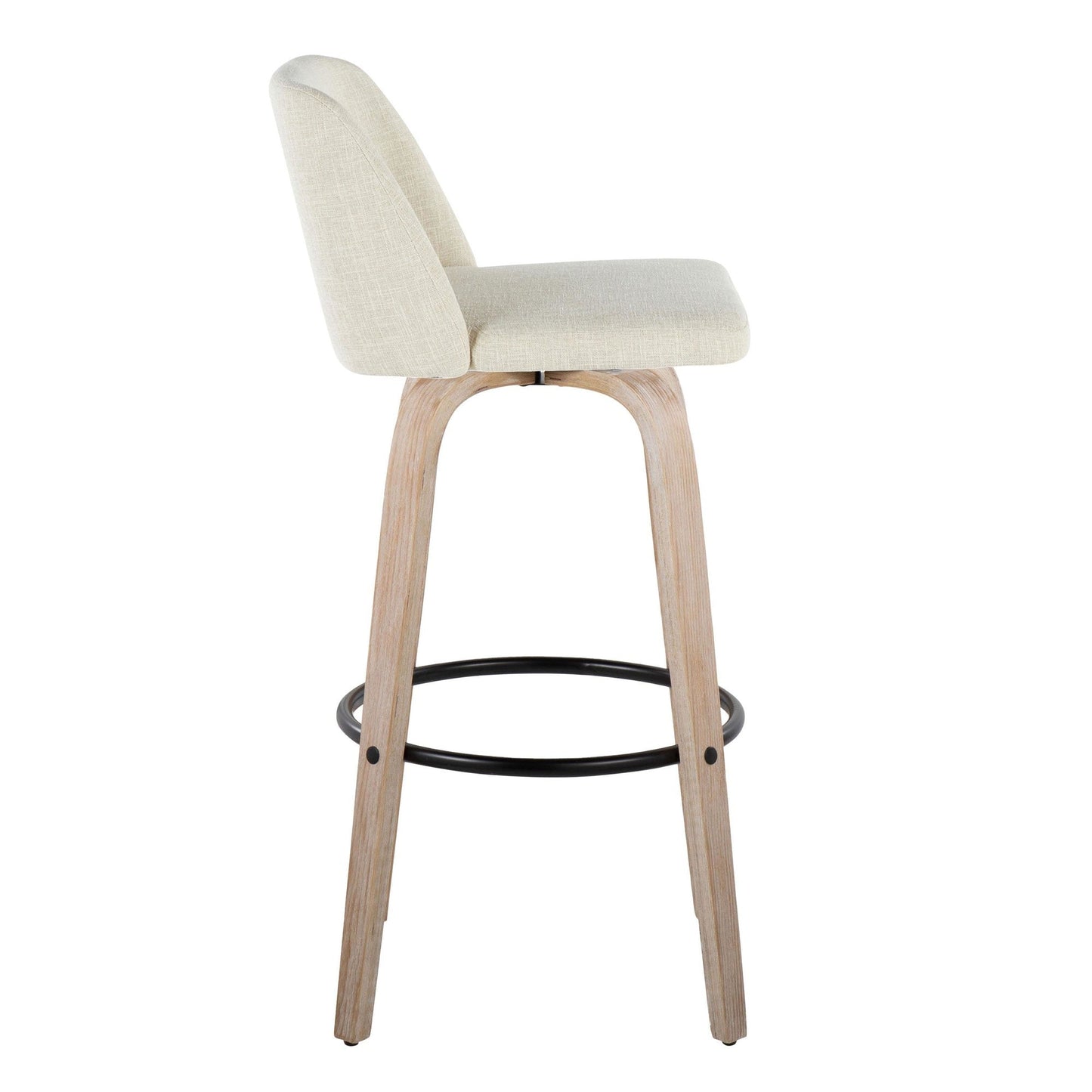 Majestic Office Furniture 30" Fixed-Height Barstool - Set of 2