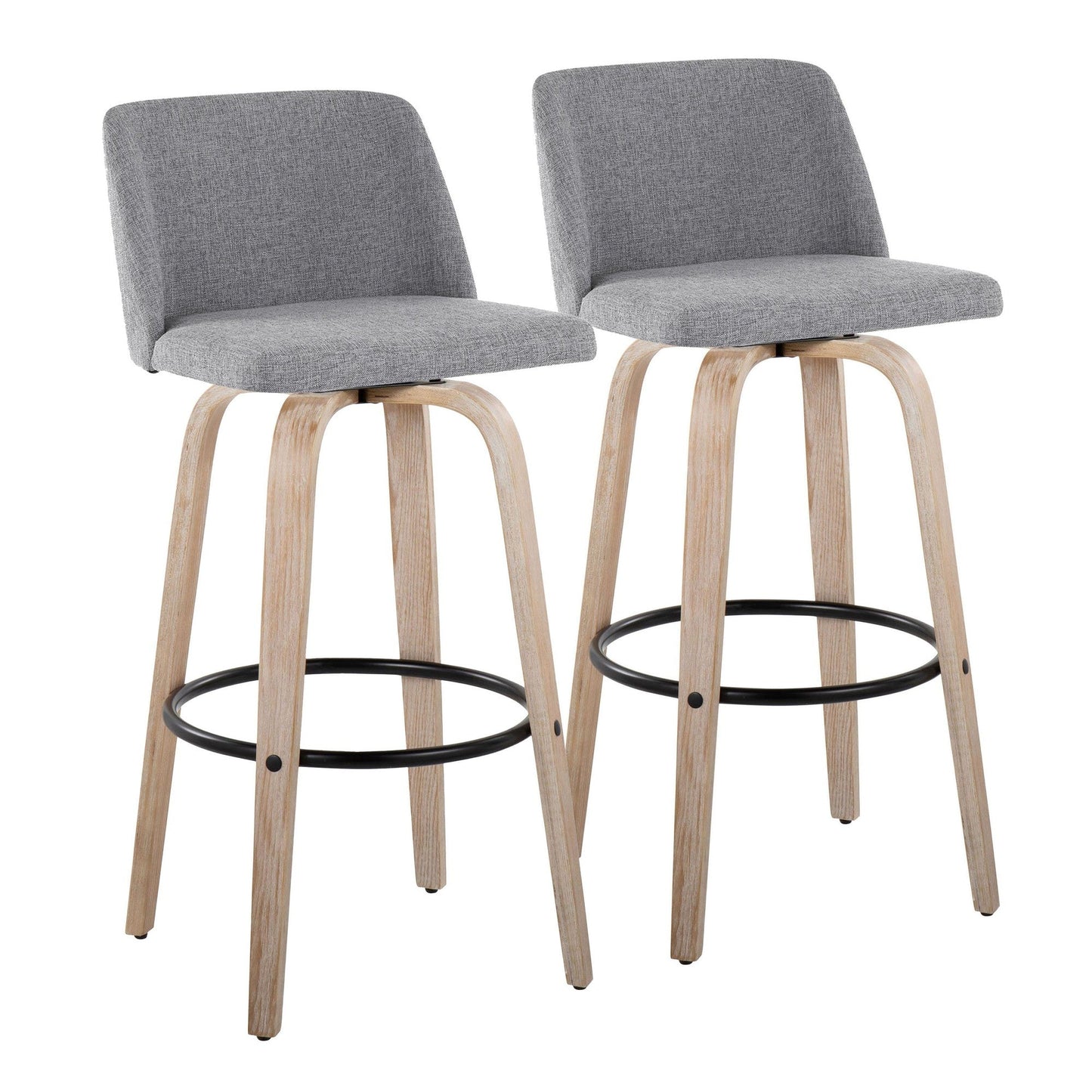 Majestic Office Furniture 30" Fixed-Height Barstool - Set of 2