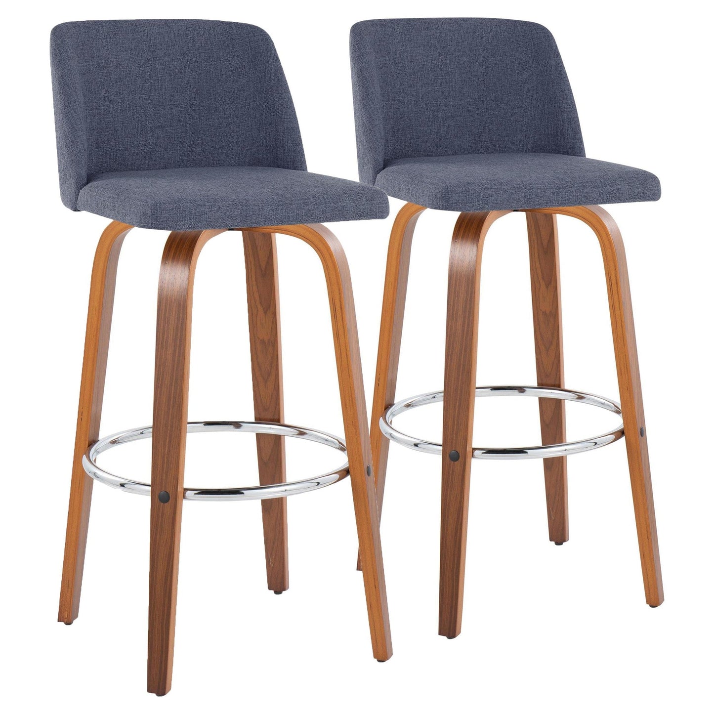 Majestic Office Furniture 30" Fixed-Height Barstool - Set of 2