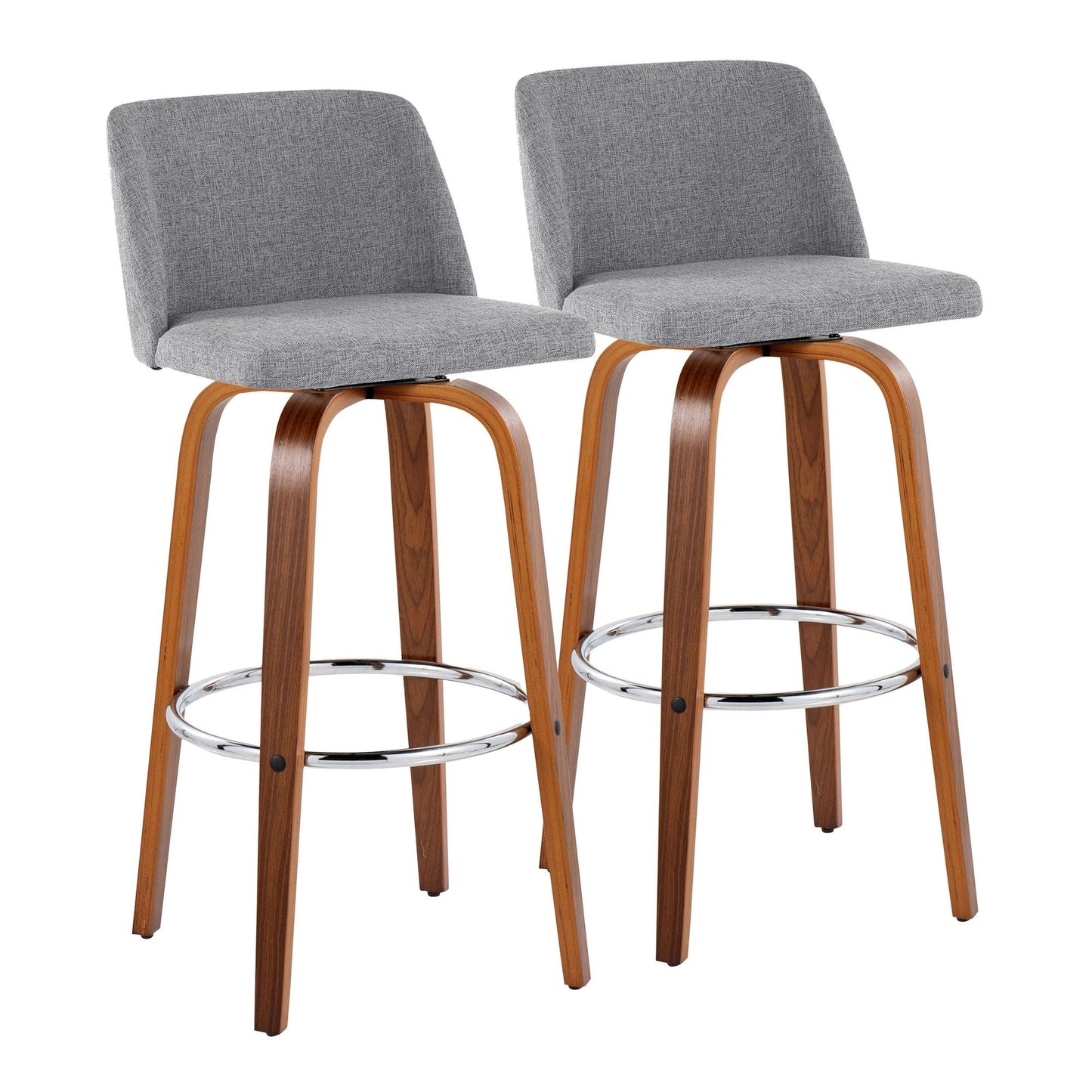 Majestic Office Furniture 30" Fixed-Height Barstool - Set of 2