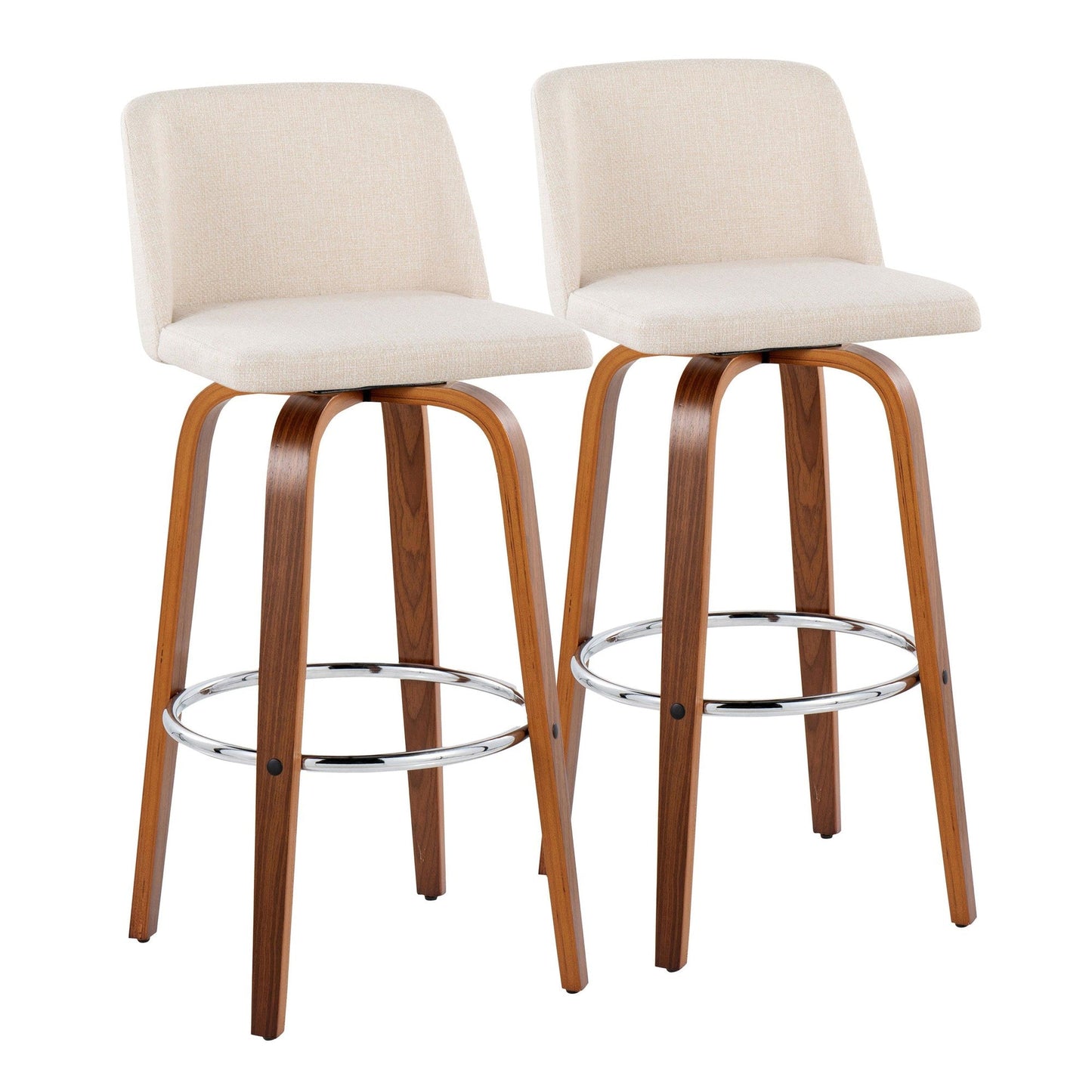 Majestic Office Furniture 30" Fixed-Height Barstool - Set of 2