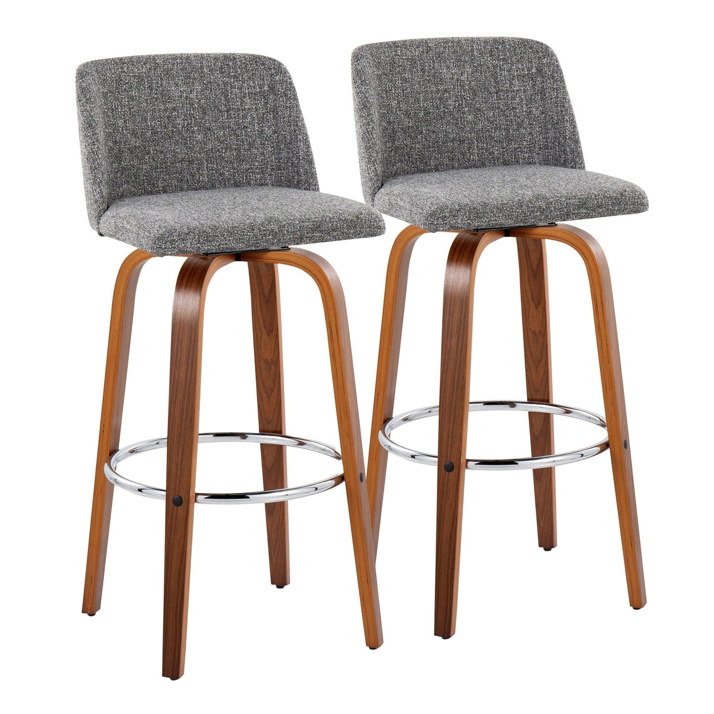 Majestic Office Furniture 30" Fixed-Height Barstool - Set of 2
