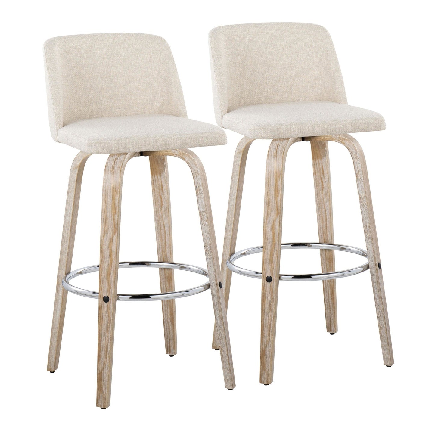 Majestic Office Furniture 30" Fixed-Height Barstool - Set of 2