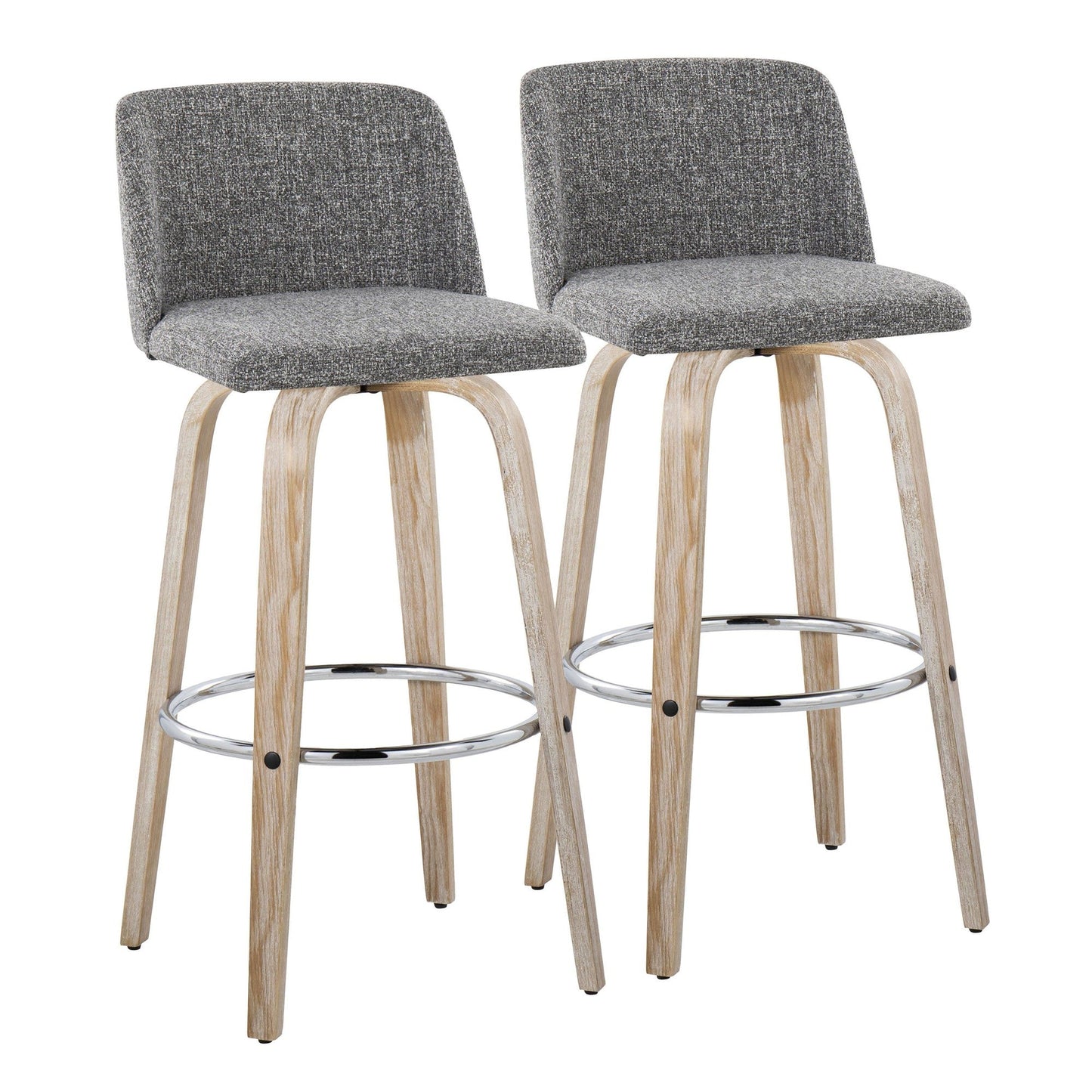 Majestic Office Furniture 30" Fixed-Height Barstool - Set of 2