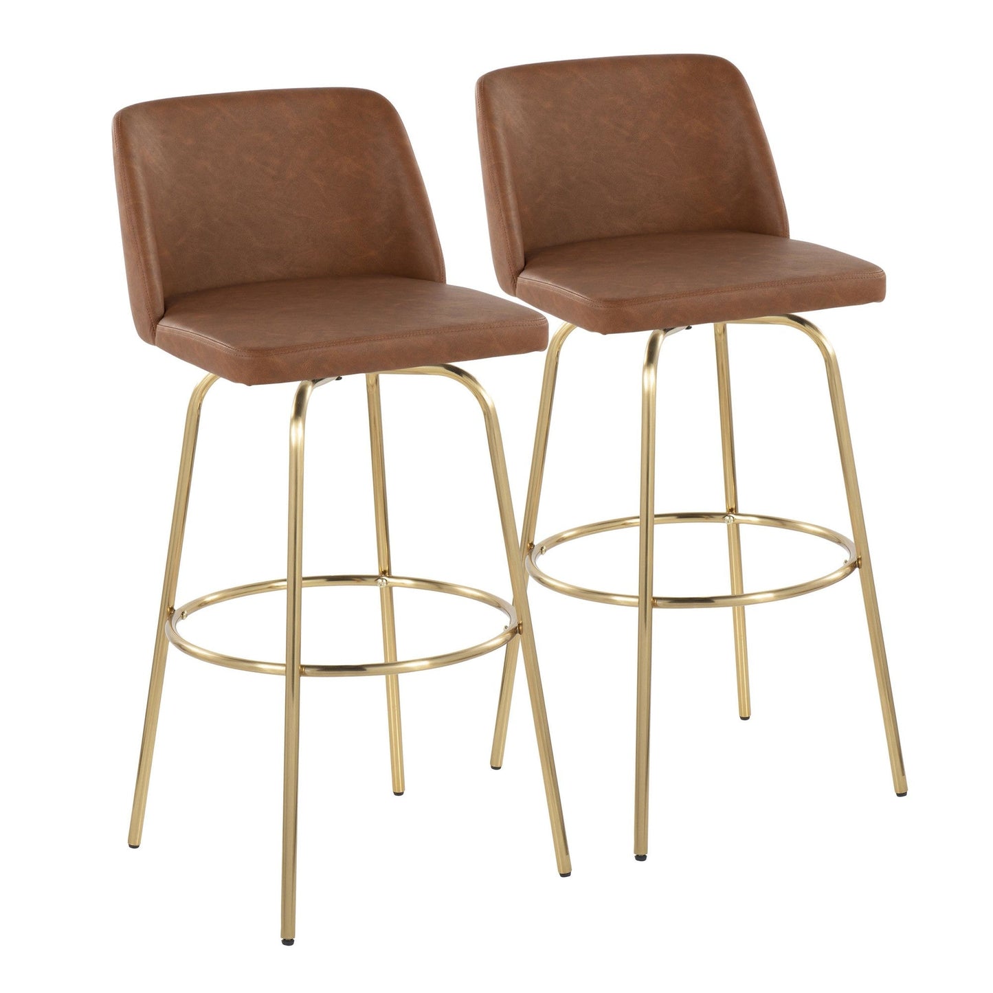 Majestic Office Furniture 30" Fixed-Height Barstool - Set of 2