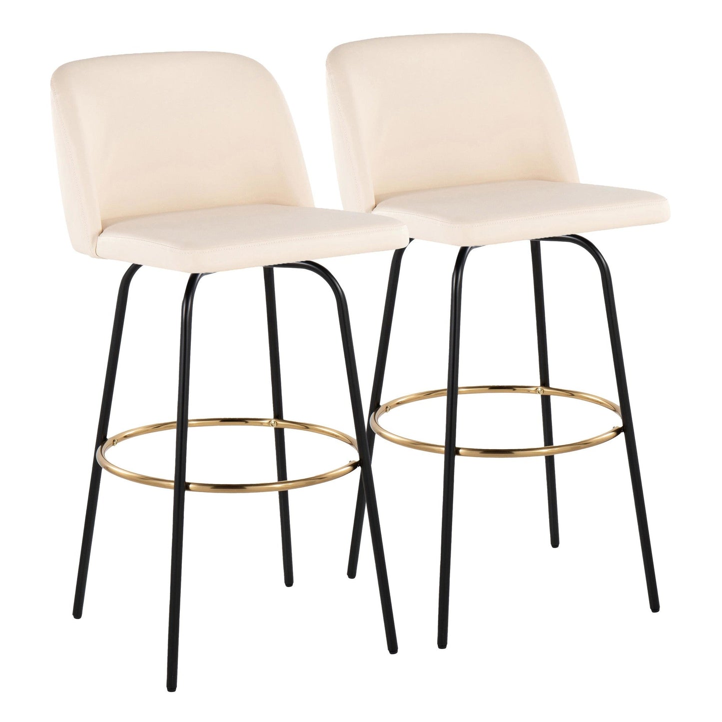 Majestic Office Furniture 30" Fixed-Height Barstool - Set of 2