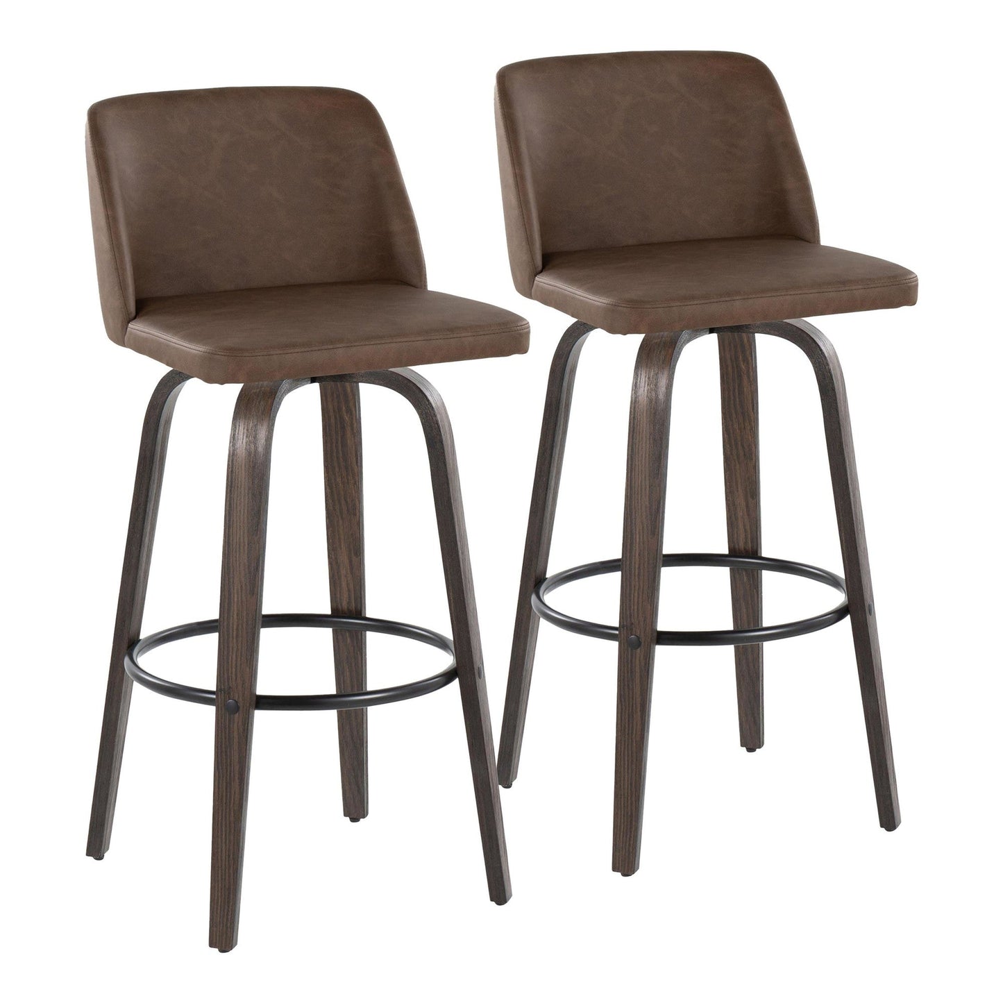 Majestic Office Furniture 30" Fixed-Height Barstool - Set of 2