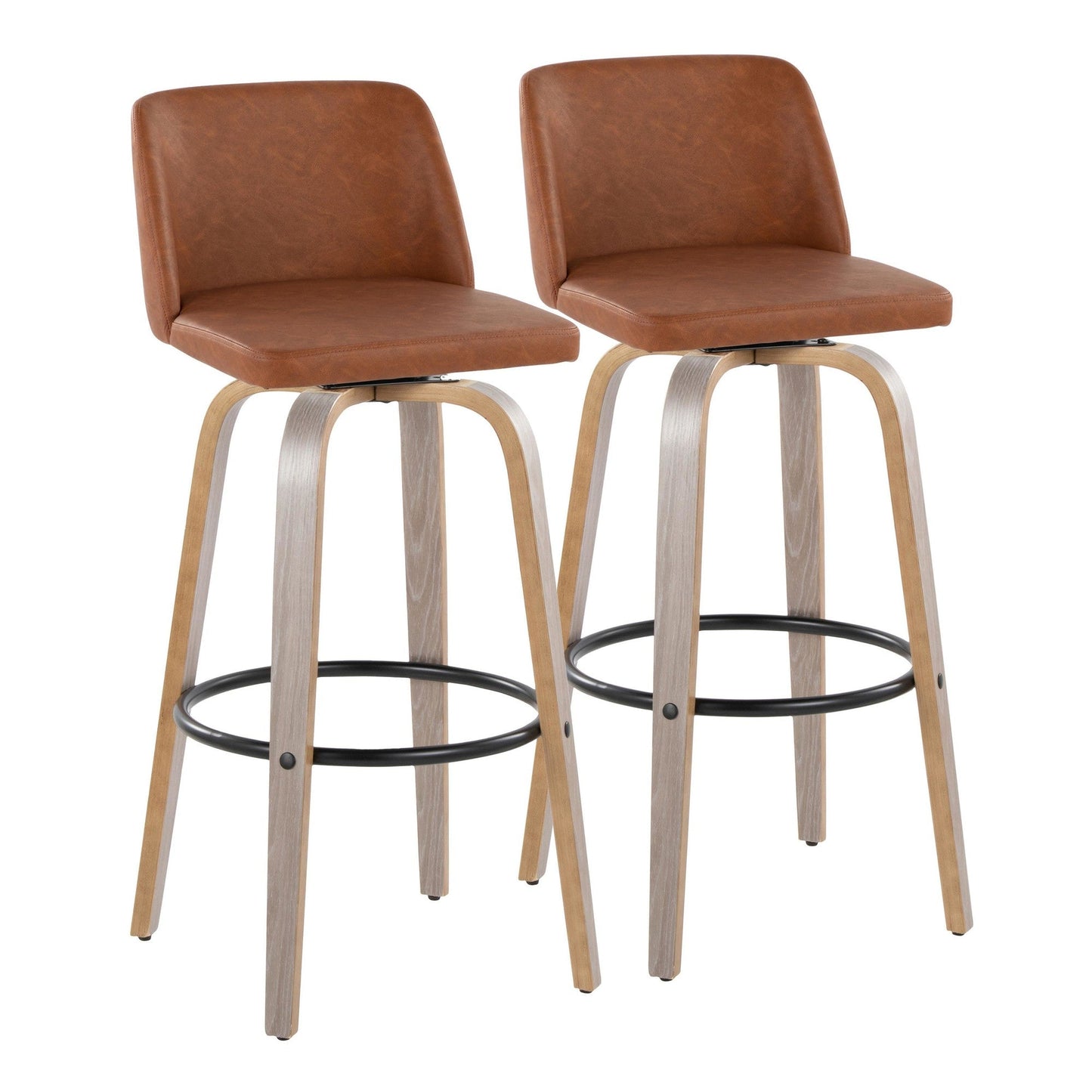 Majestic Office Furniture 30" Fixed-Height Barstool - Set of 2