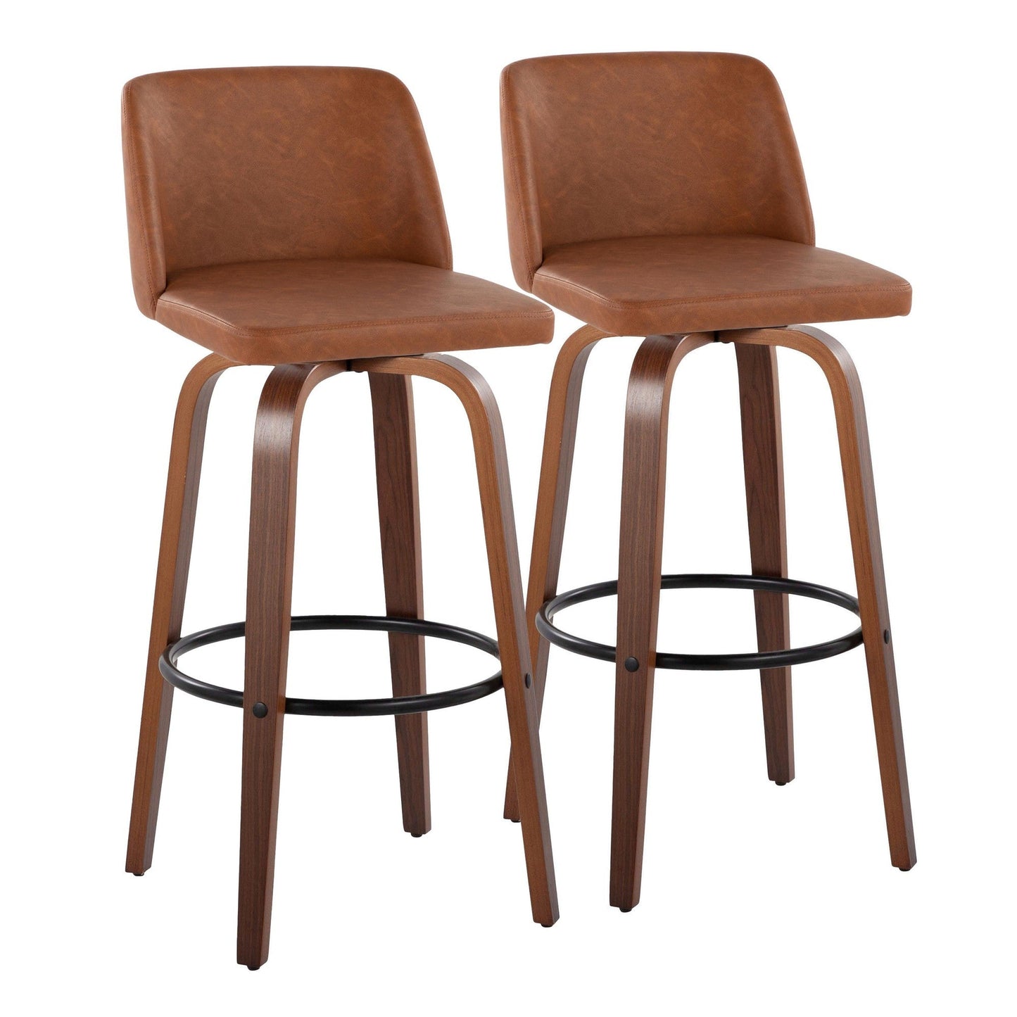Majestic Office Furniture 30" Fixed-Height Barstool - Set of 2