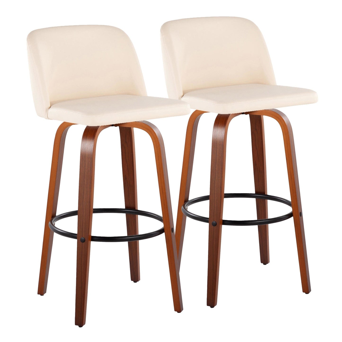 Majestic Office Furniture 30" Fixed-Height Barstool - Set of 2